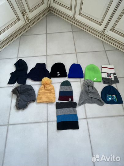 Шапки детские для мальчиков 2-4 года