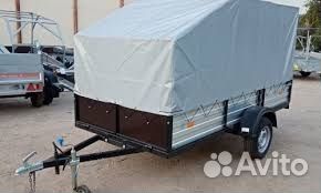 Прицеп 325 zn с тентом и каркасом