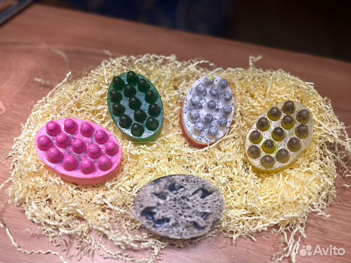 Массажное мыло ручной работы