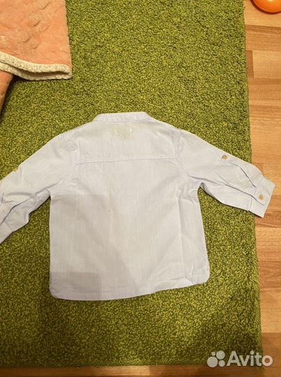 Новая рабашка и брюки 74см