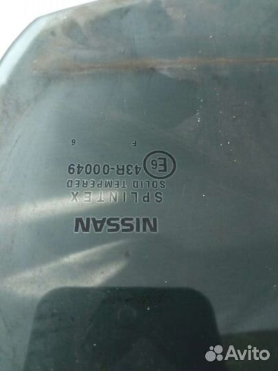 Nissan P12 стекло левой правое передней правый ты