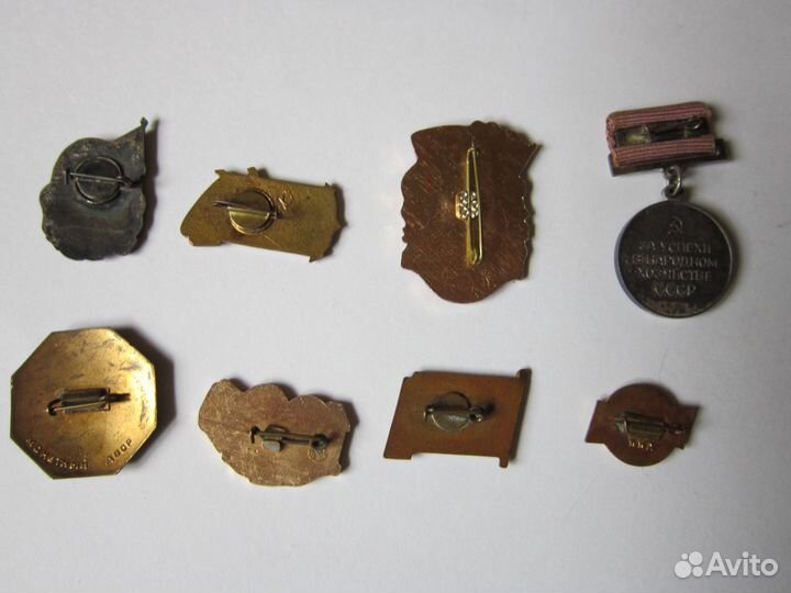 Знаки, значки СССР, тяж мет., Эмаль, ранние