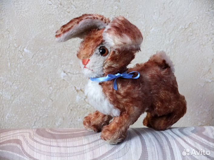 Винтажный заяц немецкой фирмы steiff