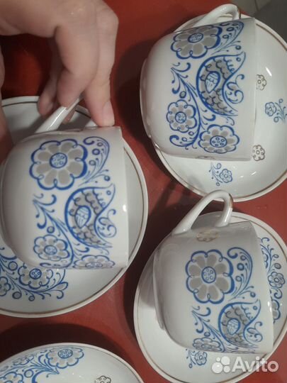 Чайная пара Вербилки Синяя птица счастья