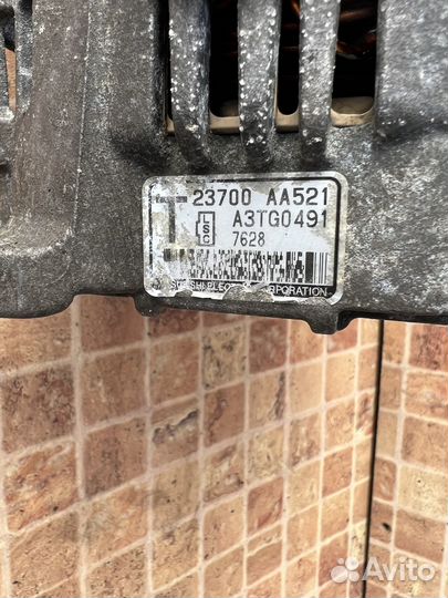 Генератор на Subaru Forester EJ 20 EJ25