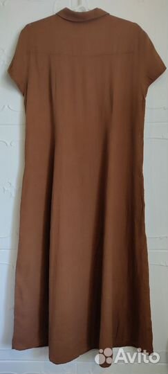 Платье макси, лен 100 %. 46-48 р