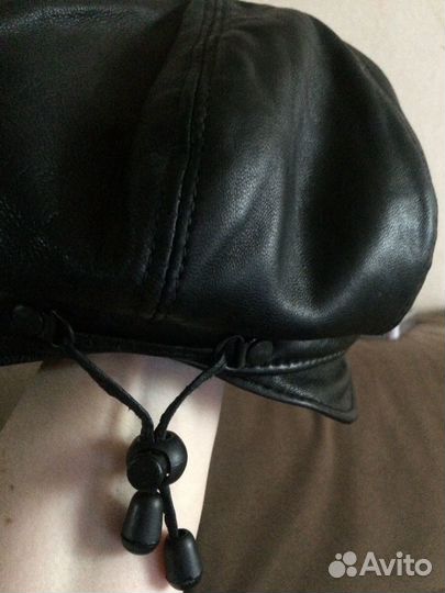 Кожаная кепка