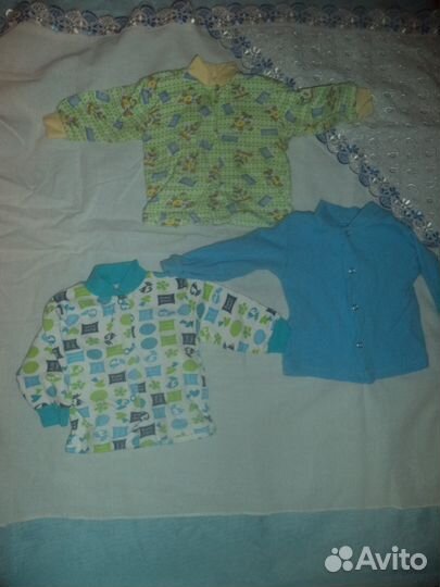 Трикотажные кофточки, распошонки