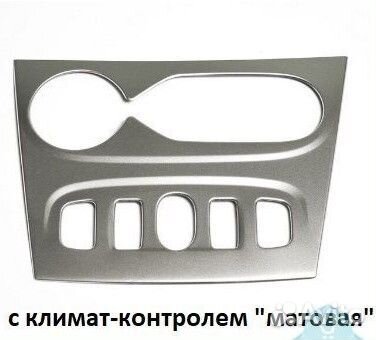Накладка на облицовку климата Рено Логан2/Сандеро2