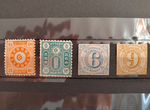 Почтовые марки 1866г. Германия,1894г. Корея