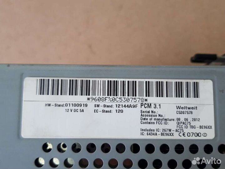 Магнитола PCM 3.1 Porsche cayenne 958 4.8 turbo