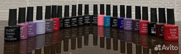 Набор гель лаков бу