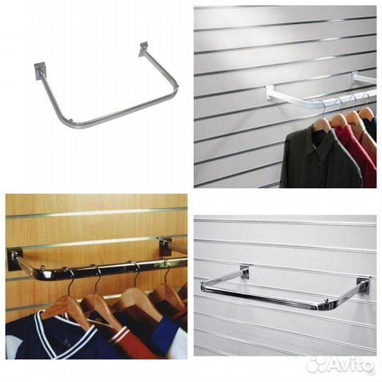 Вешало дуга в эконом панель и опоры для вещей