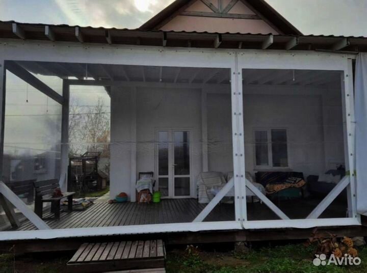 Мягкие окна для террас и беседок