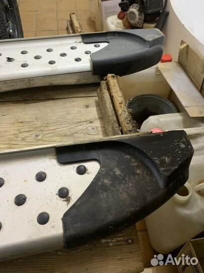 Пороги на Нива 4х4 стиль BMW