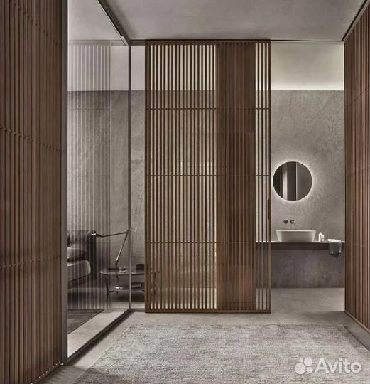 Реечные перегородки