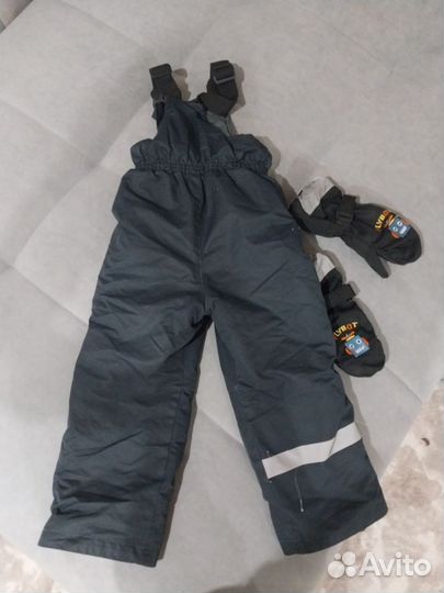 Зимние брюки для мальчика 2-3 года