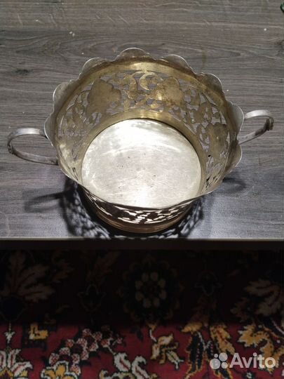 Конфетница серебро 875