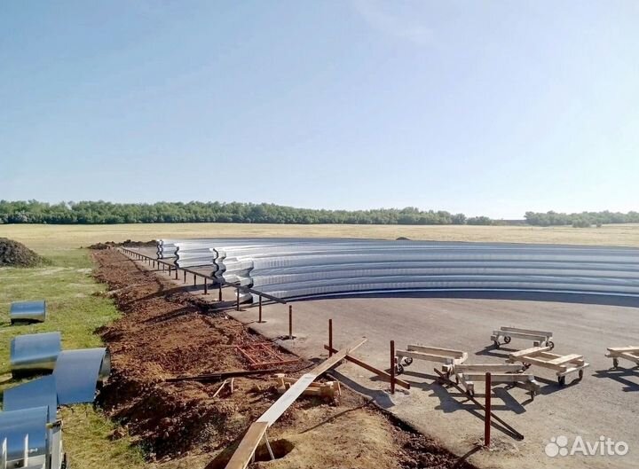 Быстровозводимые ангары в рассрочку 720 кв.м