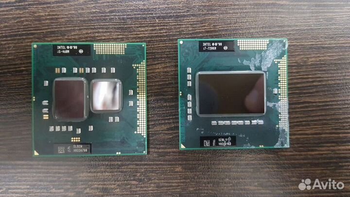 Процессоры мобильные Socket G1/G2/G3/FS1 i3/i5/i7