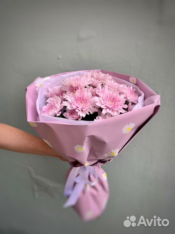 Хризантема кустовая. Букет цветов Вологда