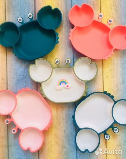 Силиконовая посуда для малышей