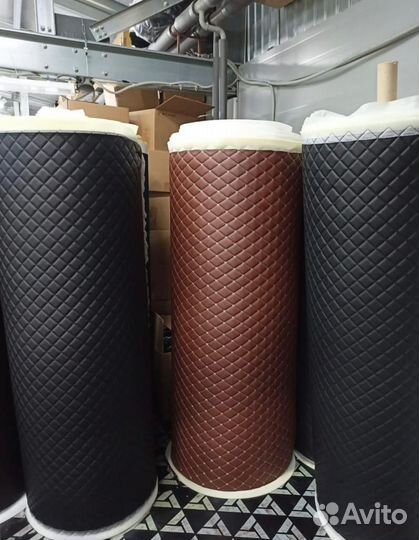 Экокожа стеганая