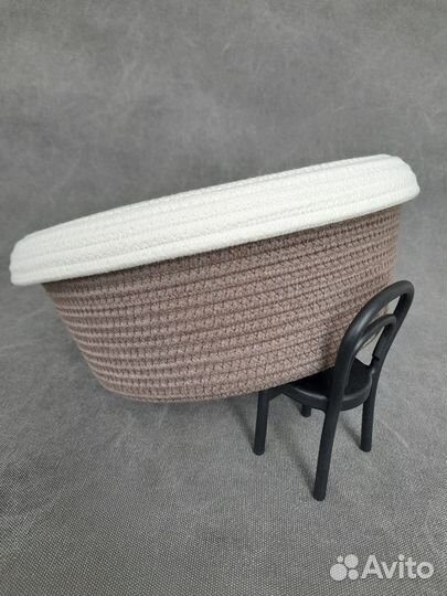 Интерьерные корзины из шнура в наличии