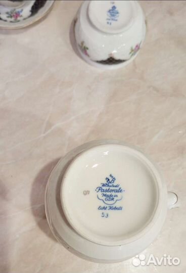 Сервиз кофейный ГДР, Япония, Рига