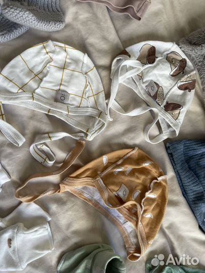 Антицарапки чепчики пинетки Mjolk 56 62