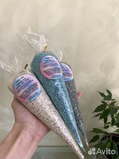 Сияющая соль для ванны, мерцающая соль