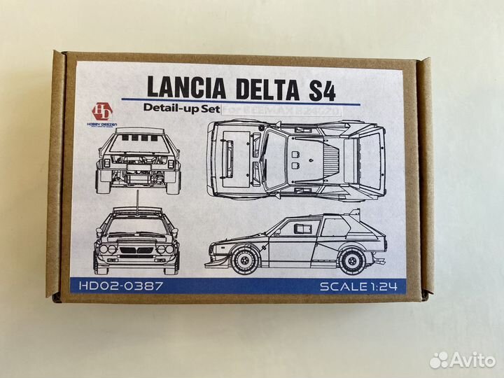 Сборная модель Lancia Delta S4 1/24 от Nunu
