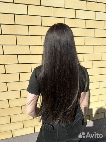 Наращивание биопротеиновых волос на биоленте