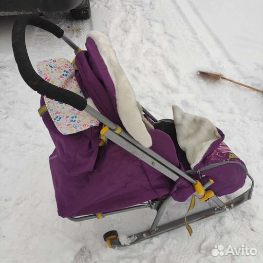 Санки коляска ника