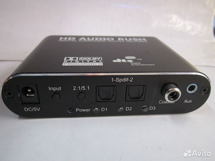 Цифро Аналоговый Аудио конвертер 5.1