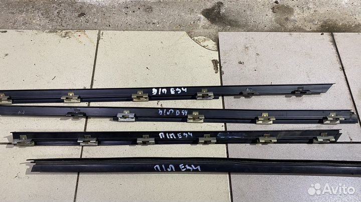 Уплотнители стекол внутренние комплект BMW 5 E34