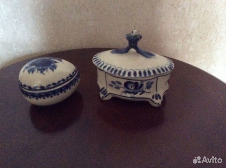 Шкатулки Гжель