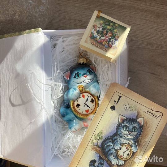 Елочные игрушки ариель чеширский кот