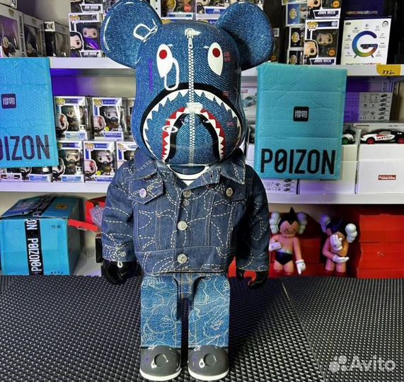 Bearbrick 70 см Levi's Bape