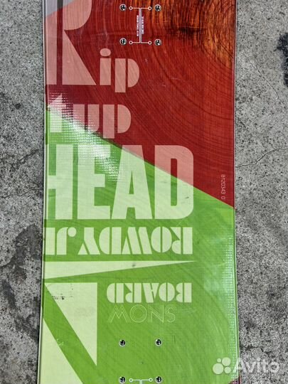 Сноуборд 118 рокер Head Rowdy