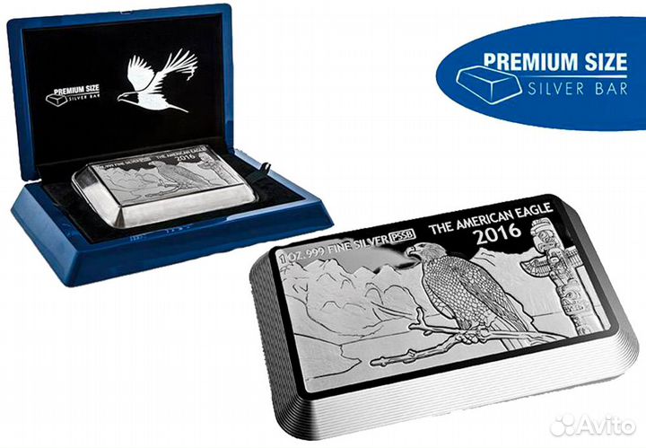 Уникальная 3D монета - Фиджи 1 доллар 2016 Орел