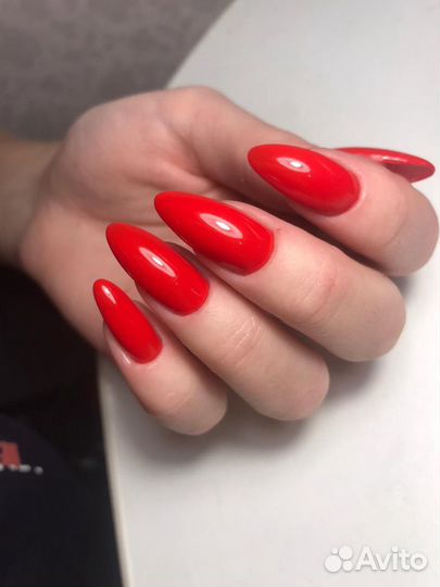 Маникюр наращивание