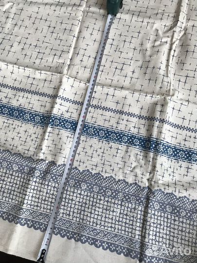 Винтажный лен, льняная ткань СССР, 2 отреза