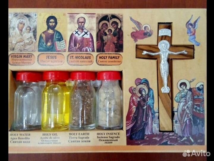 Икона старая и церковный набор