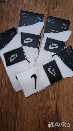 Носки nike adidas высокие хлопок