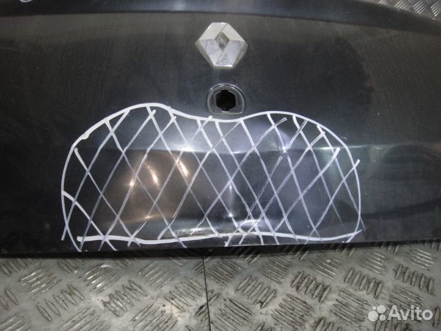 Крышка багажника Logan (04-10) б\у с дефектом (арт. 6001551125)