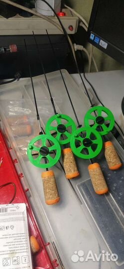 Удочки для зимней рыбалки ручной работы