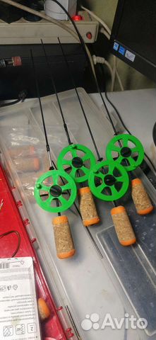 Удочки для зимней рыбалки ручной работы