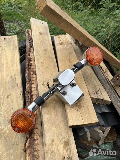 Задние поворотники с подсветкой номера shadow