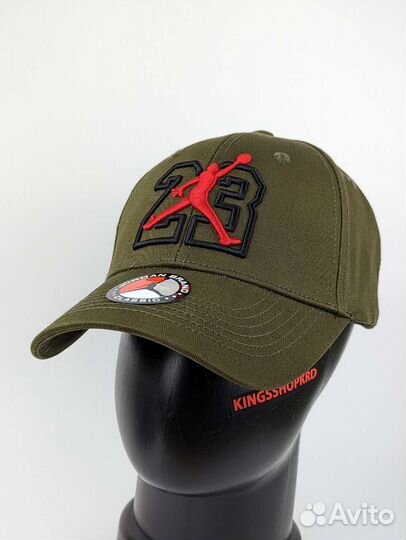 Бейсболка Jordan хаки